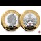 RFU 150th Anniversary Silver Proof Scrum £2 Coin Obverse and Reverse