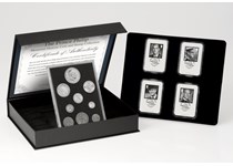 Mark the life of Prince Philip, Duke of Edinburgh with this collection of coins issued in his birth year, the 2017 Prince Philip BU £5 and the 2021 Prince Philip In Memoriam Stamps.