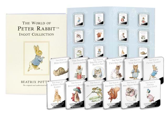The World of Peter Rabbit Ingot Set folder and Reverses