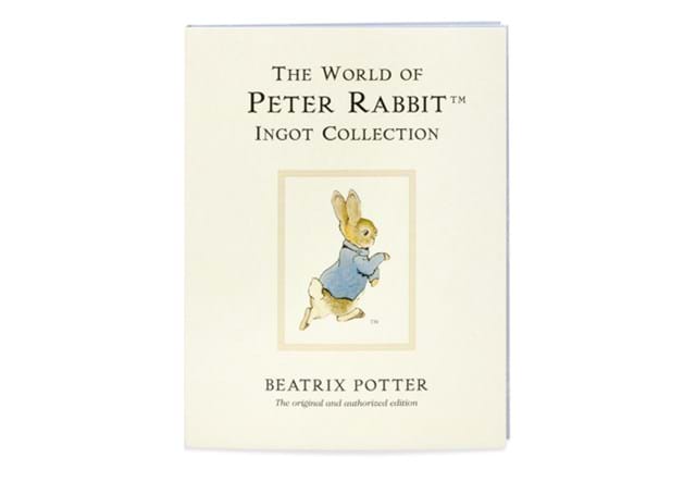 The World of Peter Rabbit Ingot Set front of folder