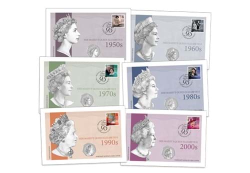 2021 QEII 95th Birthday Stamp Covers