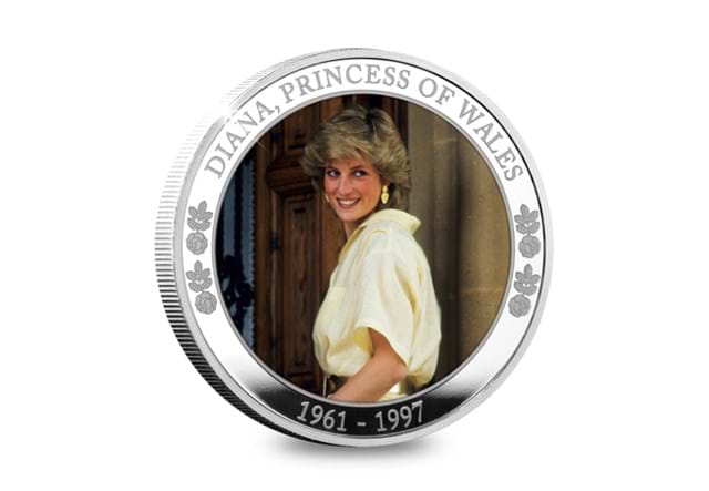 The Princess Diana Photographic Coin Reverse