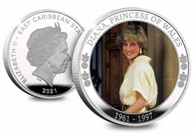 The Princess Diana Photographic Coin Obverse and Reverse
