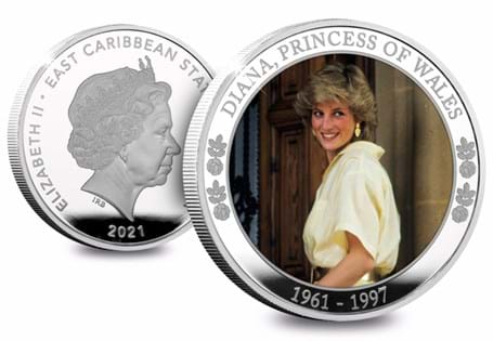 Issued to mark what would have been Princess Diana's 60th birthday, your coin features a beautiful photograph of Diana in Majorca in 1987 and plated in silver and struck to a pristine Proof finish.
