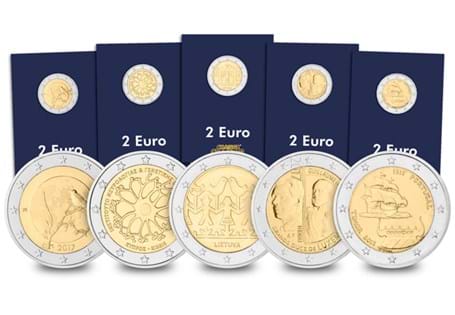 The Rare Euro Set includes five rare 2 Euros from Finland, Cyprus, Lithuania, Luxembourg and Portugal. Your coins come presented in official Change Checker packaging.