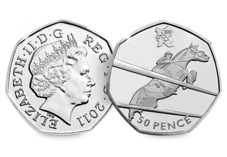 This coin was issued as part of a series of 29 Olympic 50ps in commemoration of London 2012, with each 50p featuring a different Olympic Sport.