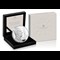 UK 2021 Prince Philip £5 Silver Proof Coin in display box beside pack
