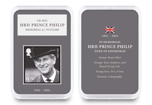 Prince Philip Memorial Coin & Stamp Collection Stamp £1.70