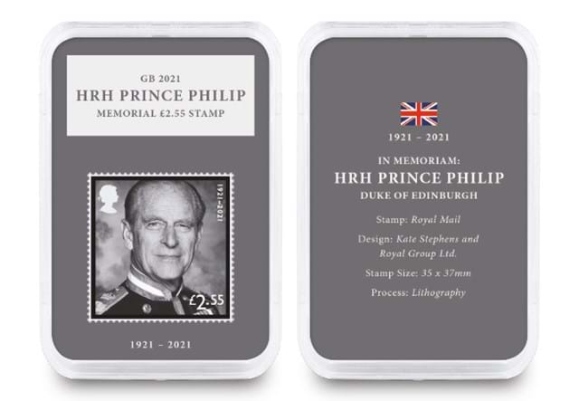 Prince Philip Memorial Coin & Stamp Collection Stamp £2.55