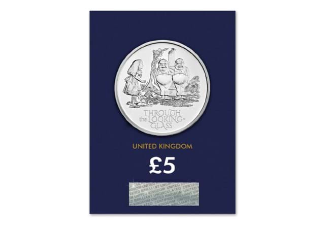 2021 UK Through the Looking-Glass BU £5 reverse in Change Checker packaging