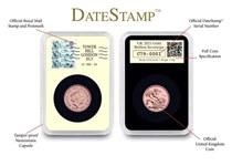 This DateStamp™ has been issued to mark England reaching the finals of the 2020 Euros. Includes the 2021 Sovereign in tamper proof capsule. Postmarked with the finals date - 11th July 2021. EL. 295