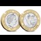 The Donald Campbell BU £2 Pair Bluebird K7 both sides