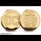 Both sides of the Official Justice League Commemorative