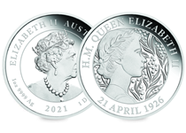 This coin has been issued by The Perth Mint to mark the 95th birthday of Queen Elizabeth II. It is struck from 99.99% silver to a proof finish.