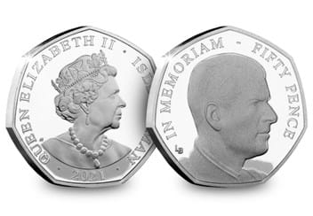 The Prince Philip Silver Proof Portrait 50p Set 1980s Obverse and Reverse.jpg