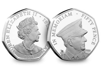 The Prince Philip Silver Proof Portrait 50p Set 1990s Obverse and Reverse.jpg