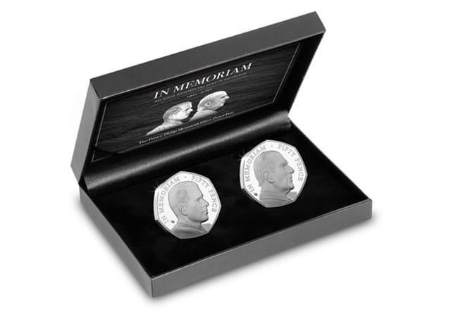 The Prince Philip Silver Proof Portrait 50p Pair in display box.jpg
