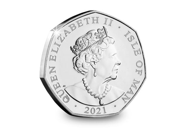 Alice Through the Looking-Glass BU 50p Obverse