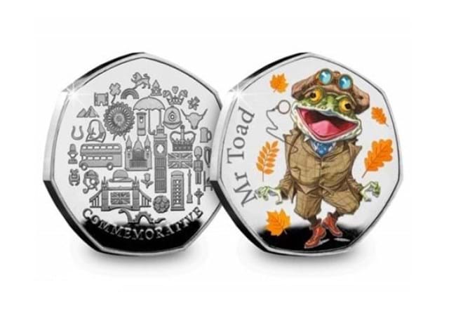 Toad of Toad Hall Commemorative Obverse and Reverse no Legal Wording