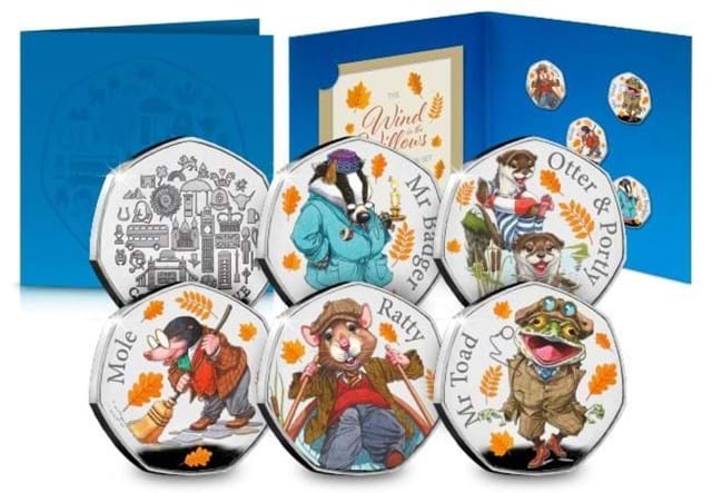 Wind in the Willows Commemorative Set no Legal Wording