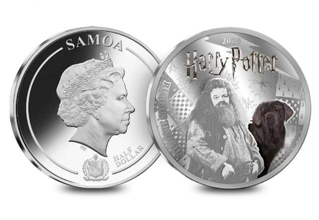 The Official Hagrid Silver-Plated Coin Obverse and Reverse no legal wording