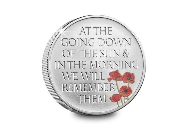 2021 Remembrance Day £5 Silver Proof Coin Reverse