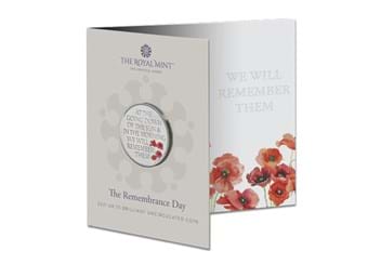 2021 Remembrance Day £5 BU Pack Front
