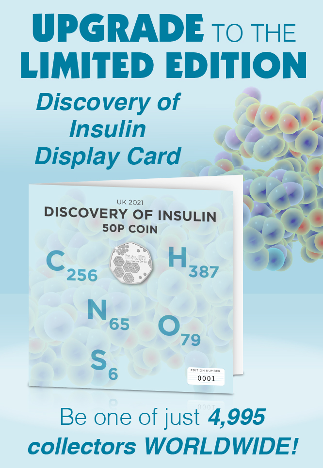 UPGRADE to the LIMITED EDITION Discovery of Insulin Display Card