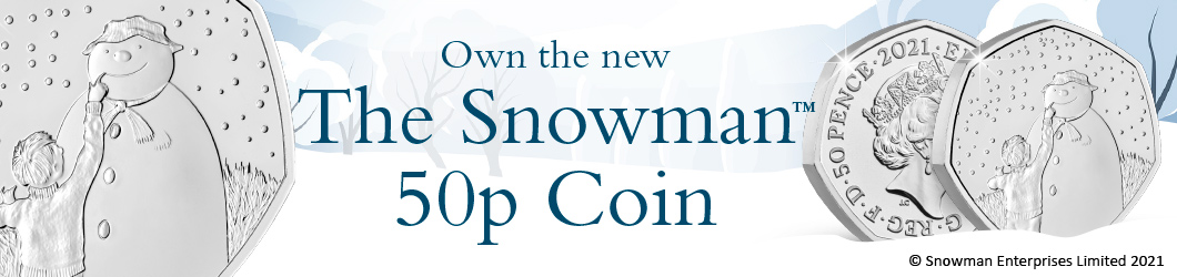 Own the new The Snowman™ 50p Coin