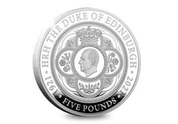 The Prince Philip In Memoriam Proof £5 Reverse