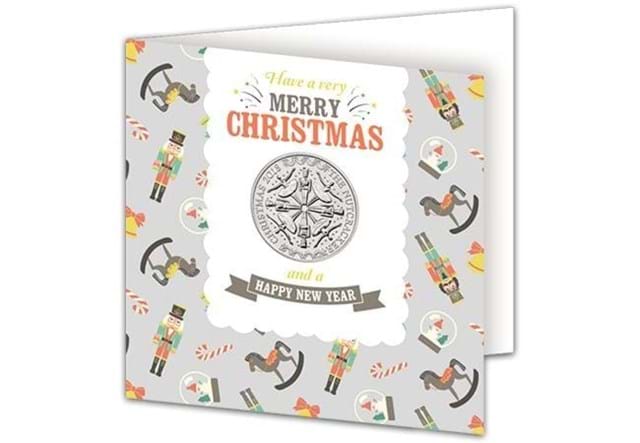2018 Nutcracker Coin Christmas Card Front