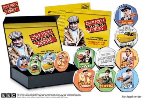 2021 marks the 40th Anniversary of Only Fools and Horses. To honour the anniversary, a set of SIX commemoratives has been released featuring some of the most memorable characters. EL: 9,995.