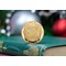 Isle of Man 2021 Christmas Gold Sovereign Reverse stood on green book spine