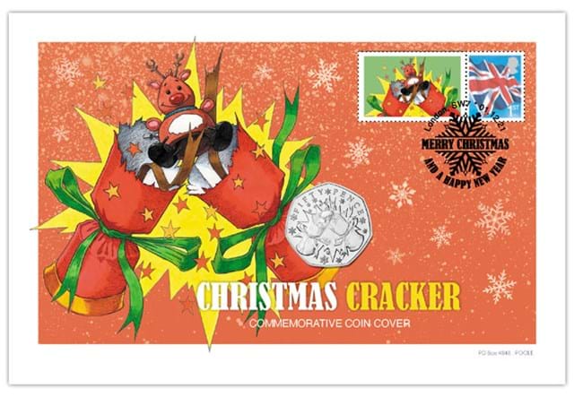 The Complete Christmas Traditions 50p Coin Cover Collection Christmas Cracker cover