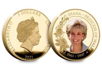 The Princess Diana Supersized Coin Obverse and Reverse