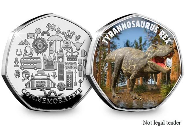 Dino Obverse and Reverse - Not legal tender
