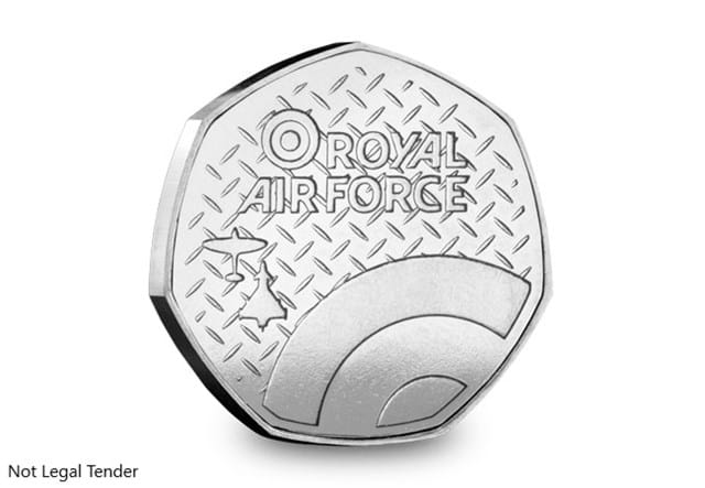 Spitfire Heptagonal Commemorative Obverse Not Legal Tender