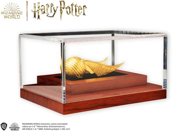Harry Potter Golden Snitch Coin in acrylic box