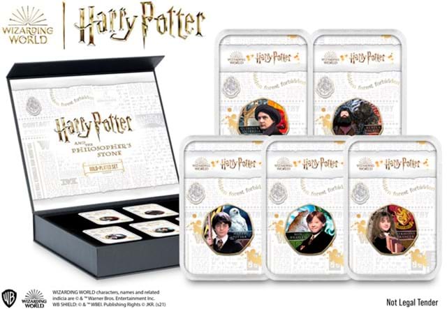 Harry Potter Gold-plated Movie set