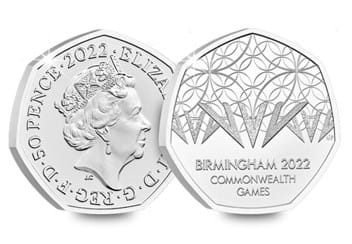Commonwealth Games BU 50p Obverse and Reverse