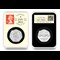 Commonwealth Games BU 50p Obverse and Reverse in capsule