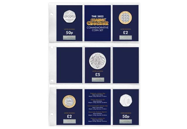 2022 CERTIFIED BU Annual Coin Set Display Page