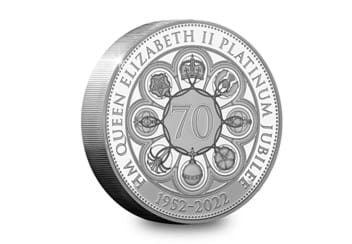 The Platinum Jubilee Silver Kilo Coin Reverse
