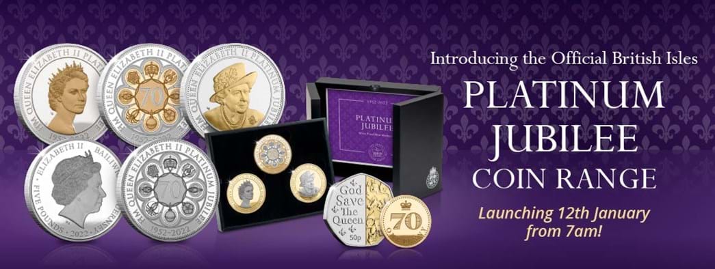 Introducing the Official Platinum Jubilee Coin Range Launching tomorrow from 7am!