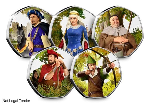 Robin Hood Commemorative Reverses - Not legal tender