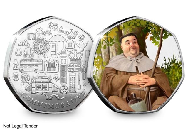 Friar Tuck Commemorative - Obverse and Reverse - Not legal tender