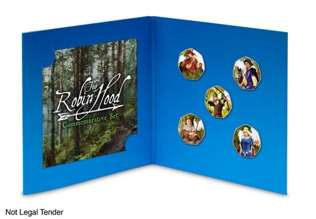 Inside Robin Hood pack - not legal tender