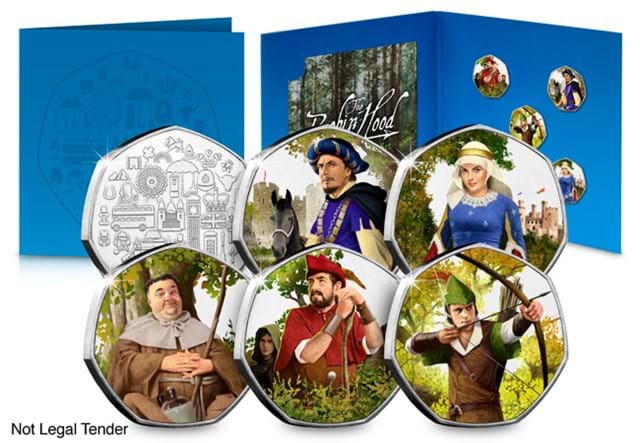 Robin Hood Commemorative Set with packaging