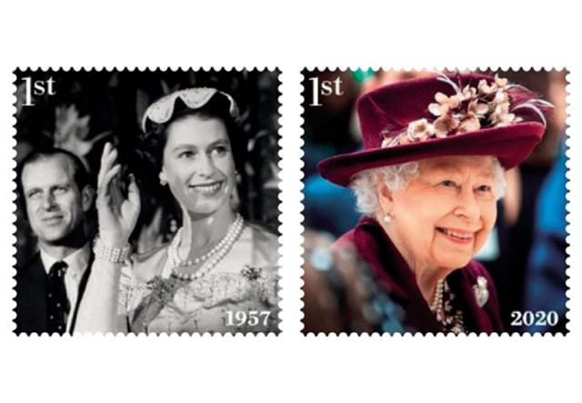 Platinum Jubilee 1st Class stamps