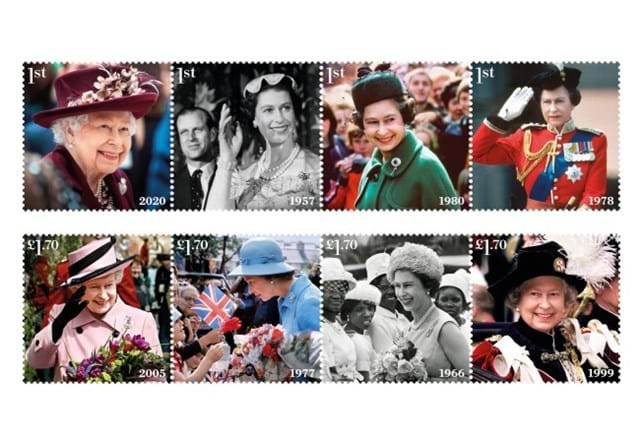 HMQ Platinum Jubilee stamp set
